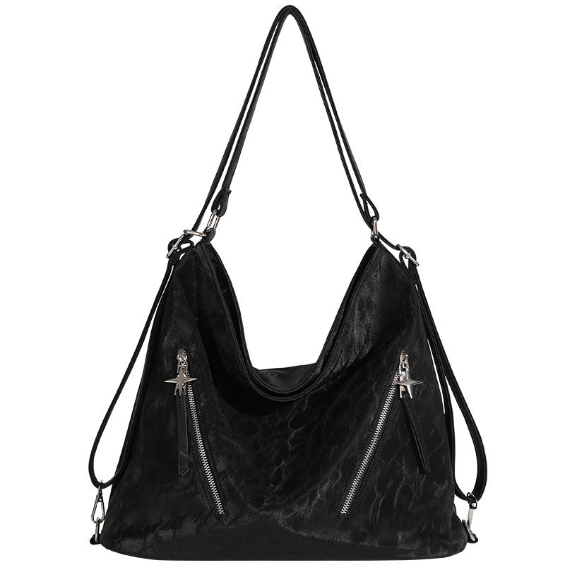 Light Velvet Tote Backpack