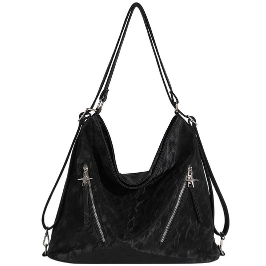 Light Velvet Tote Backpack