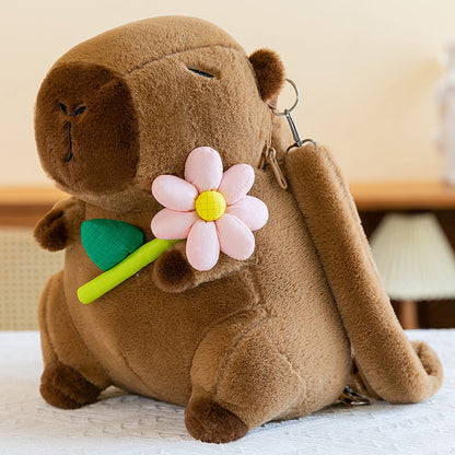 Capybara Rucksack Plüschtier Kreativer Rucksack