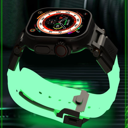 El metal viene con una correa de reloj de aromaterapia.