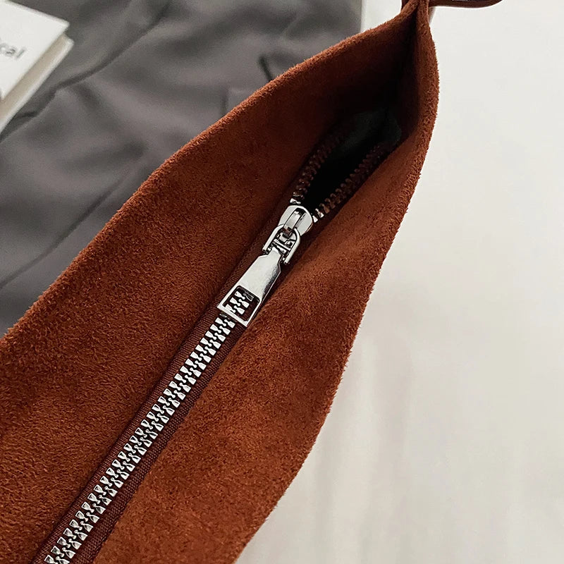 Winter Chic Leather Shoulder Bag