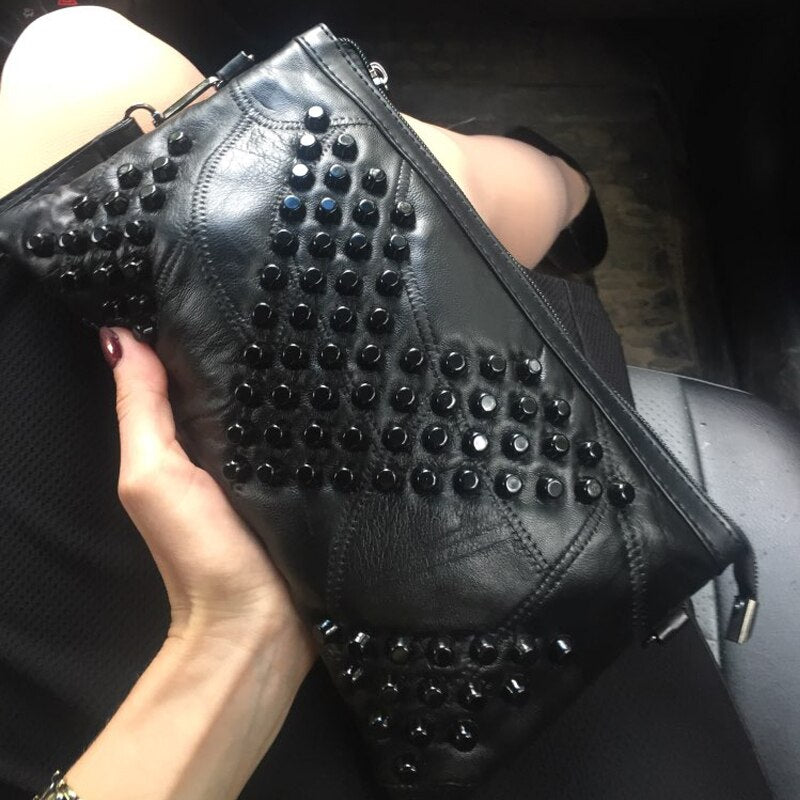 Rivet leather Bag