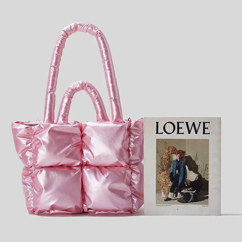 Quilted Fluorescent Tote