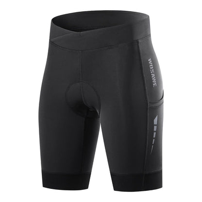Pantalones de ciclismo con amortiguación de silicona transpirable y de secado rápido