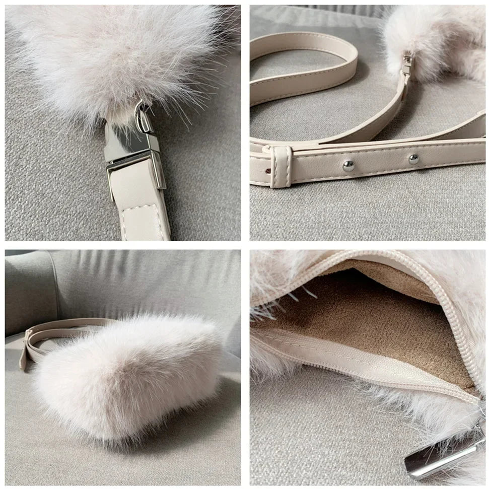 Furry Chic Shoulder Bag