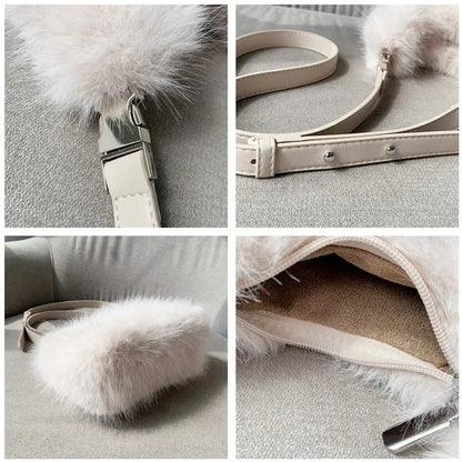 Furry Chic Shoulder Bag - BAGMODA