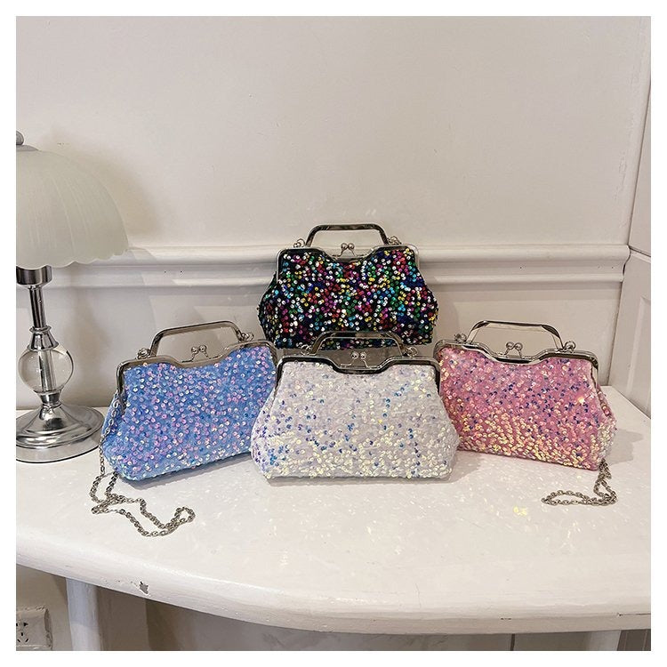 Trendy Sequin Evening Bag