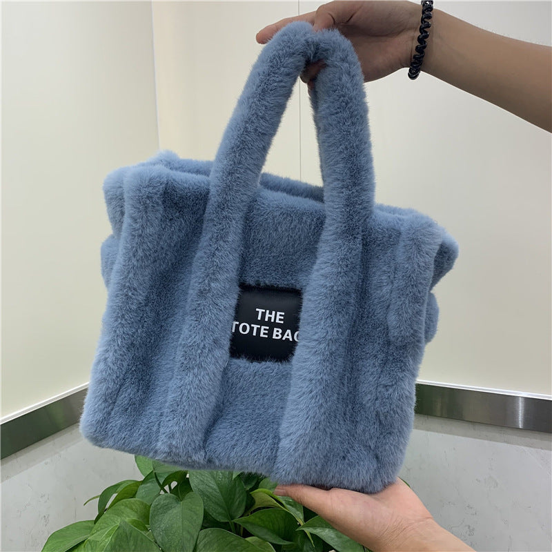 Wool Plush Tote