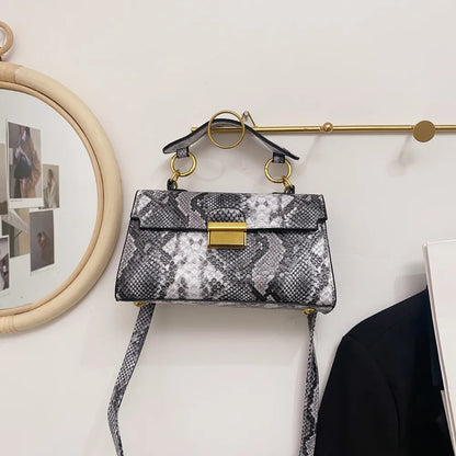 Vivid Charm Snakeskin Bag - BAGMODA