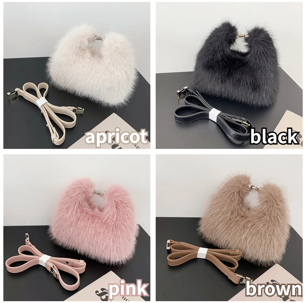 Furry Chic Shoulder Bag
