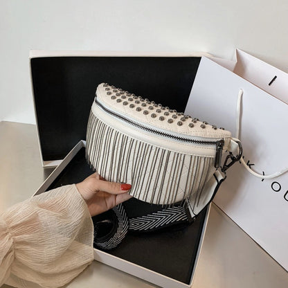 CrossBody Rivet Lässige Umhängetasche