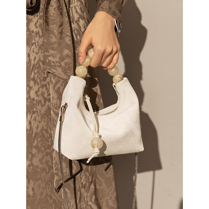 Pearl Chain Crossbody Bag