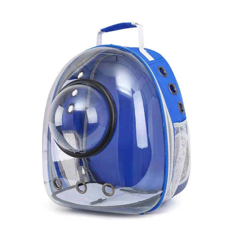 Pet Cat Bag Transparent Skylight Diaper Supplies Breathable Large Capacity Backpack