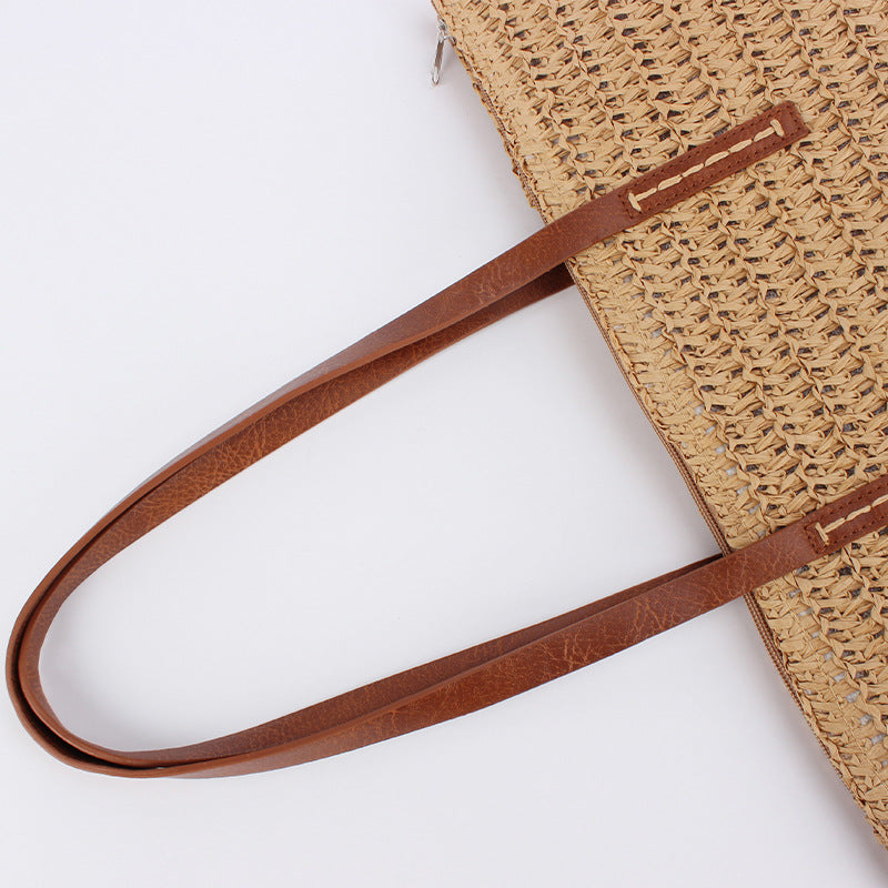 Nuevo bolso de hombro sencillo de color sólido para mujer