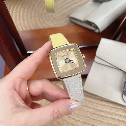 Reloj retro elegante y brillante con correa magnética resistente al agua