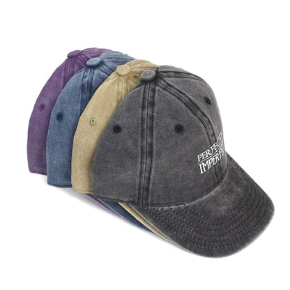 Bedruckte Mütze aus gewaschener Baumwolle Old Dad Hat