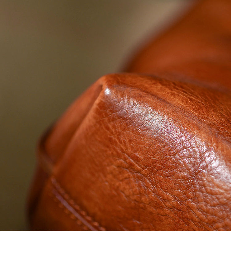 Vintage Tanned Leather Handmade