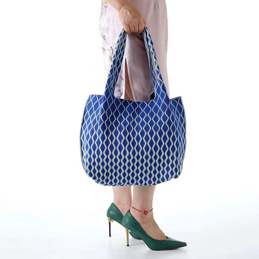 Big Wave Flying Woven Bag