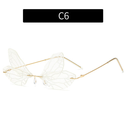 Wild Butterfly Street Shooting Sonnenbrille Damen
