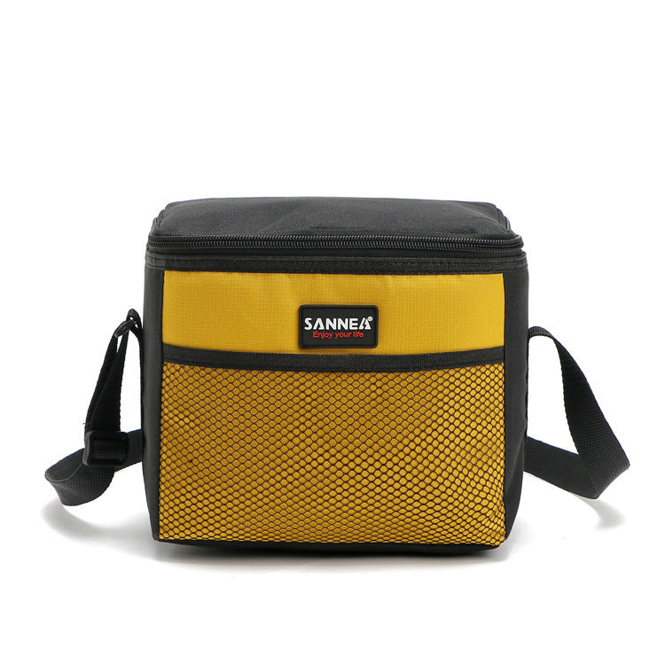 Oxford Cloth Insulated Lunch Bag Student Outdoor Picnic Bag Portable