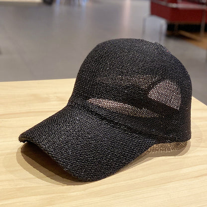 Gorra de béisbol hueca informal de estilo coreano