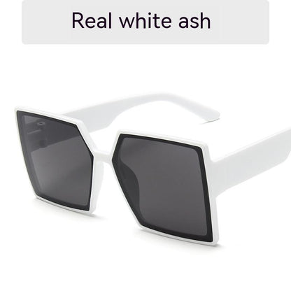 Nuevas gafas de sol con montura cuadrada grande para mujer