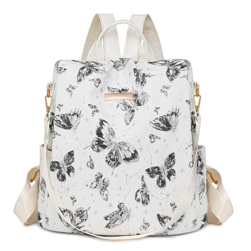 Butterfly Printed Shoulder Backpack