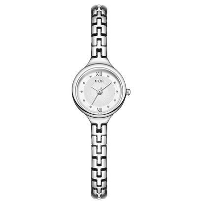 Reloj de mujer ligero, de lujo, pequeño, elegante, resistente al agua y con múltiples funciones.