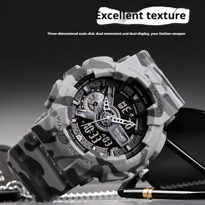 Reloj deportivo electrónico de moda para hombre.