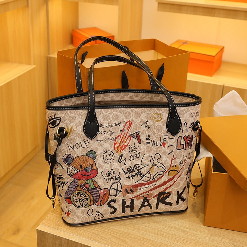 Cartoon Bear Graffiti - BAGMODA