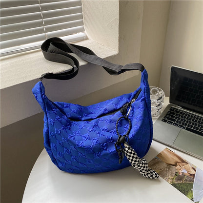 Bolsa de dumplings coreanos con diseño de tablero de ajedrez