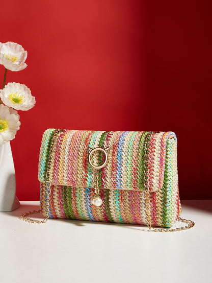 Charming Korean Straw Crossbody - BAGMODA