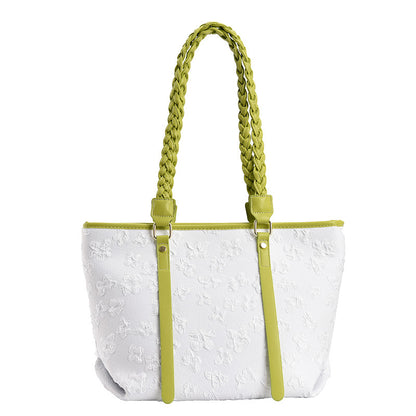 SpringBloom Braided Shoulder Bag - BAGMODA