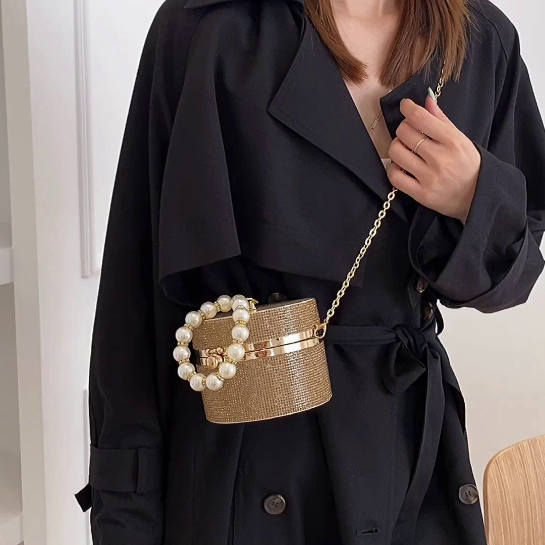 Diamond Acrylic Party Clutch