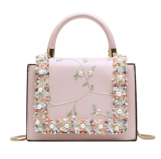 Vintage Flower Lace Handbag
