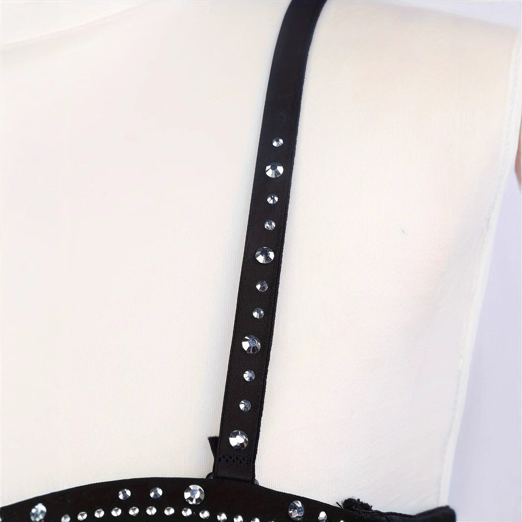 Sexy Temptation Fitted Bustier with Built-in Pads and Gathered Design