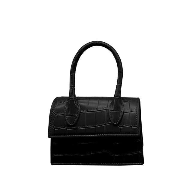 Vibrant Crocodile Pattern Jelly Mini Purse