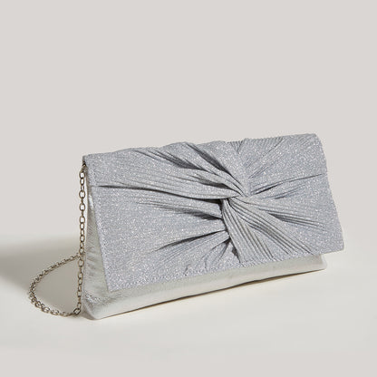 Mode Kleid Abendtasche High-End Temperament Abendtasche Plissee Glänzende Clutch Tasche Damentasche
