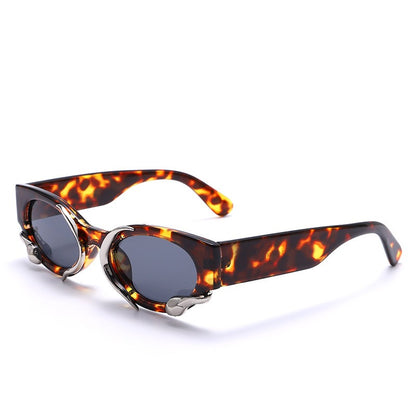 New Korean Version Of Snake Cat's Eye Sunglasses Net Red And Men's Sunglasses - BAGMODA