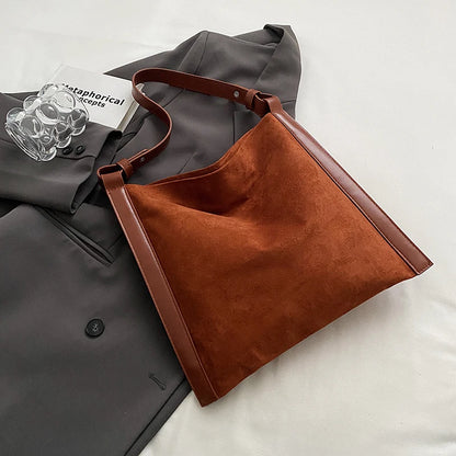 Winter Chic Leather Shoulder Bag - BAGMODA