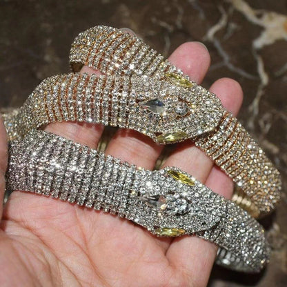 Diamond Snake Head Long Neckchain - BAGMODA