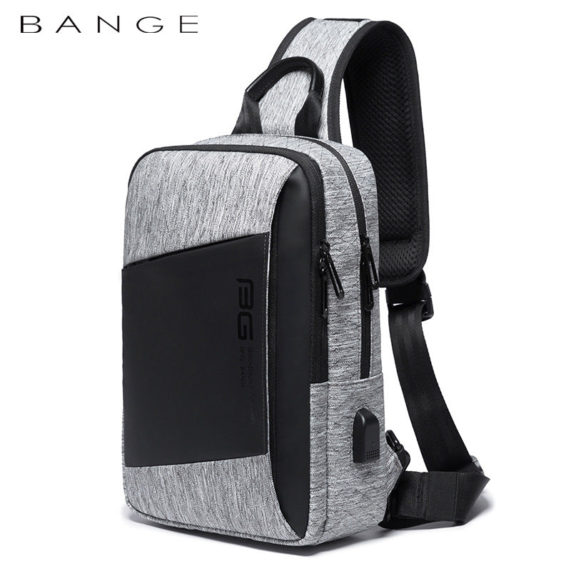 BANGE USB Technology Casual Chest Bag