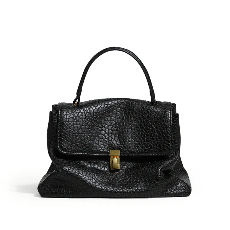 Retro Black Crocodile Pattern