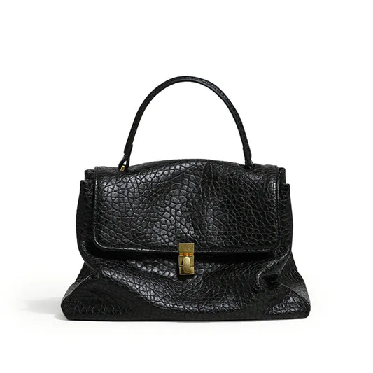 Retro Black Crocodile Pattern
