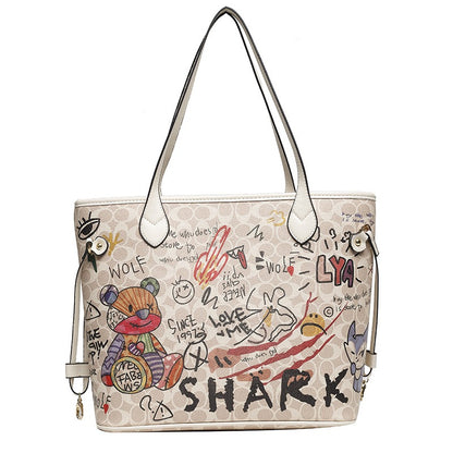 Cartoon Bear Graffiti - BAGMODA