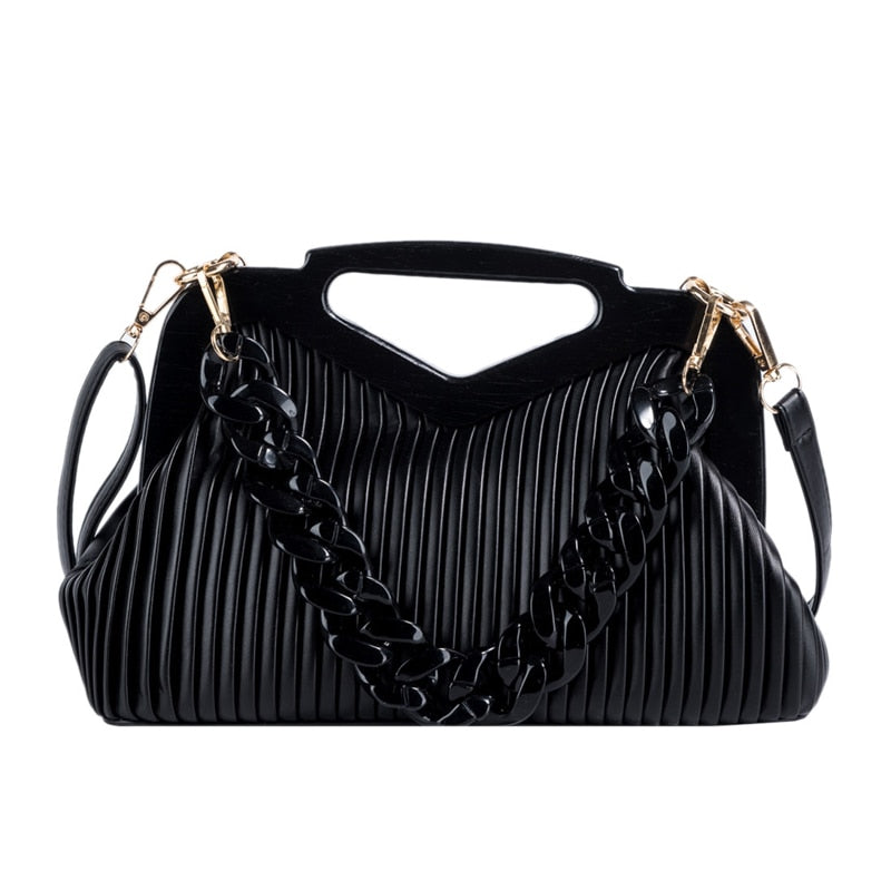 Triangle Pleated Bags