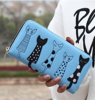FLYING BIRDS leather wallet