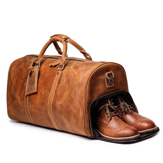 Heritage Rider Genuine Leather Travel Bag