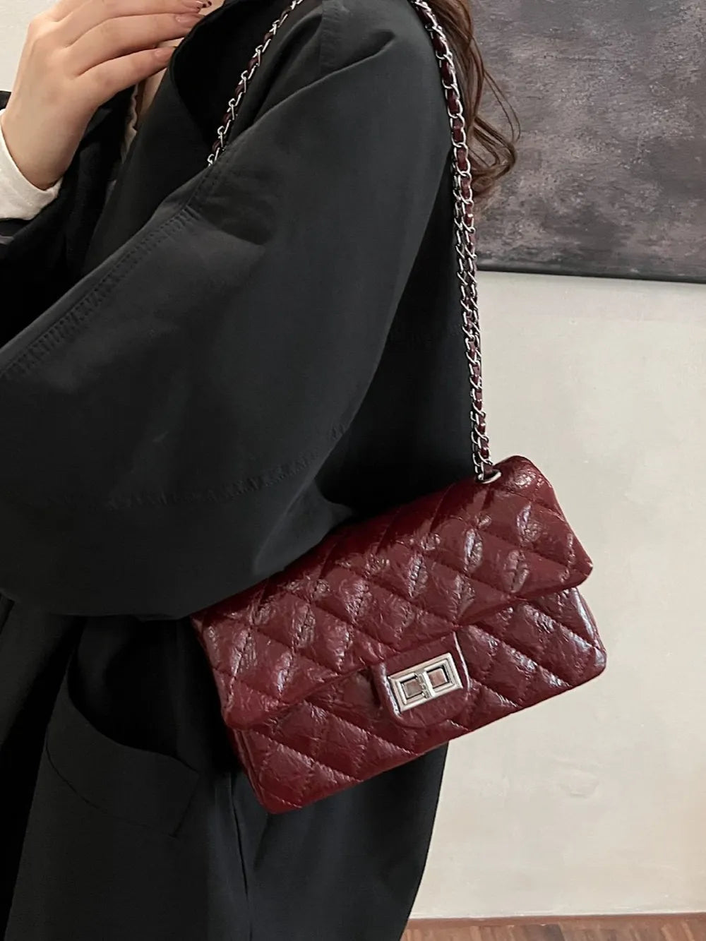 Twist Charm Shoulder Bag