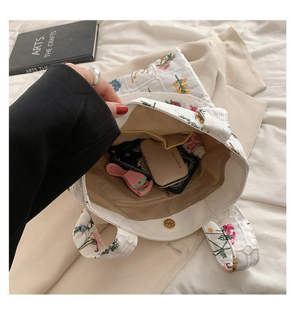 FreshVibe Vertical Canvas Bag - BAGMODA